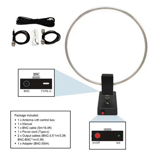 800 active loop antenna - active,