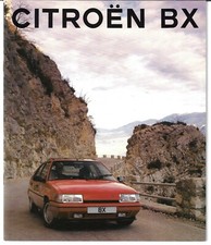 Citroen BX 1991-92 UK Market Brochure TGE TGS Meteor TZS TZi TGD TZD GTi 16v 4x4