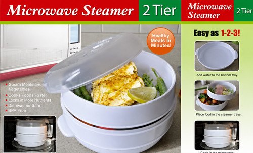 Tier microwave steamer - 2,