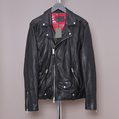 All saints leather jacket - saints,