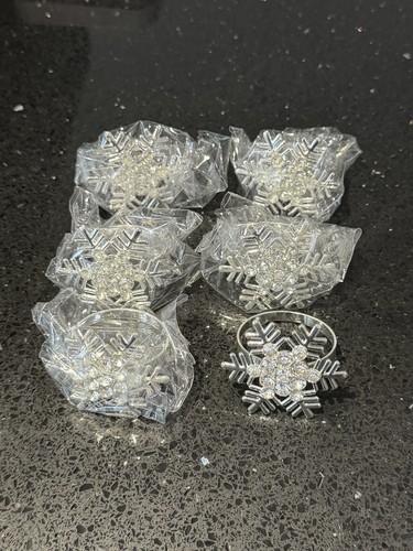 Christmas snowflake napkin - christmas,