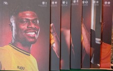 2024/25 WOLVERHAMPTON WANDERERS (7 DIFFERENT HOME PROGRAMMES) LISTED