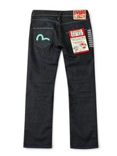 Evisu Eu ED indigo denim blue