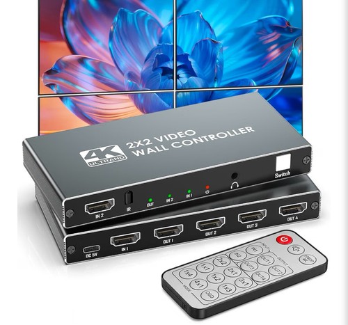 Video wall controller - wall, 2x2
