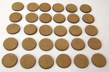 2mm MDF 20mm round bases pack