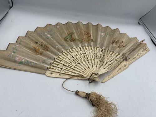 Pretty antique fabric leaf - antique,
