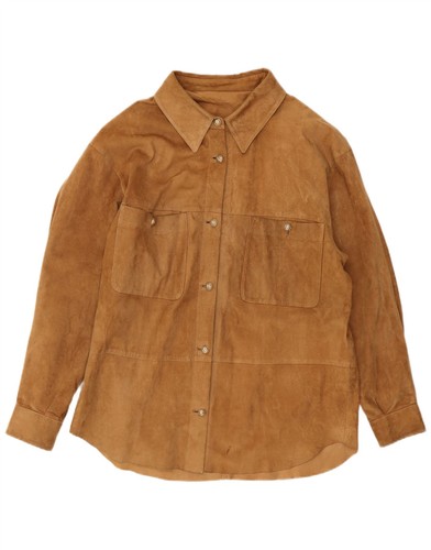 Vintage womens overshirt suede - vintage,