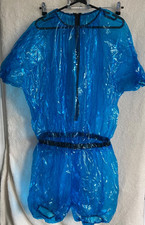 Transparent Blue PVC Romper