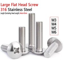 M3 - M6 Phillips Mushroom Head