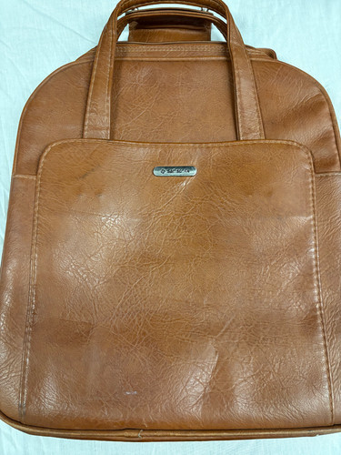 Vtg brown samsonite carry - vtg,