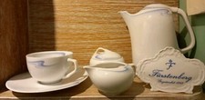 Vintage FURSTENBERG Gegrundet 1747 Fine Porcelain Breakfast Set For One (B.25)