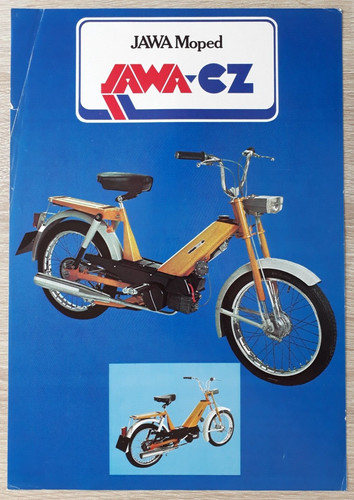 Jawa moped brochure - moped, /