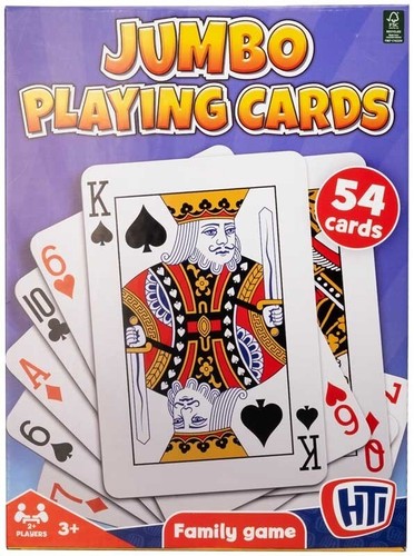 Jumbo playing cards - jumbo,