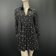 ZARA Black White Polka Dot