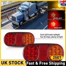 4x LED Waterproof Tail Lights