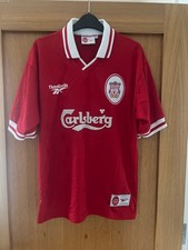 Liverpool 1996/97 original and authentic home shirt. Size - Medium