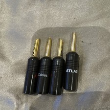 Atlas Banana 4mm Z Banana Plugs Pack of 4