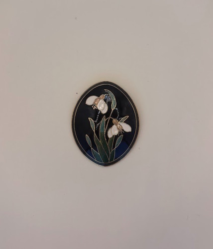 Vintage fish crown cloisonne - fish, &