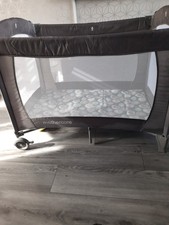 Mothercare Grey Travel Cot 0M+ - Grey