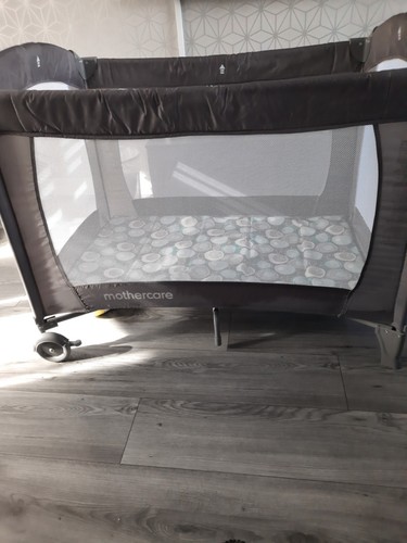 Mothercare grey travel - grey, cot