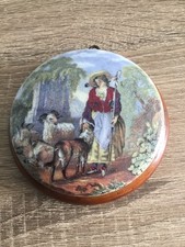 ANTIQUE PRATTWARE POT LID