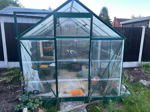 Greenhouse aluminium glass - greenhouse, aluminium/glass