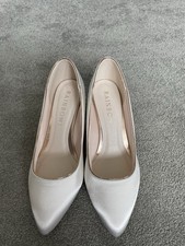 Rainbow Club Ivory Satin Wedding Shoes Size 4 New