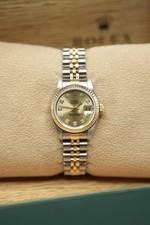 Steel & Gold Rolex Ladies Datejust 26mm 79173 Factory Champagne Diamond Dial
