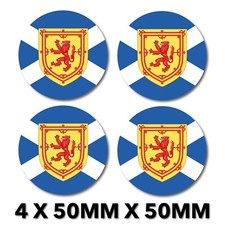 Scotland Sticker Circle Flag
