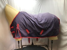 Used 5'6 Unbranded No Fill Turnout Horse Rug #A689