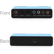6-Channel USB Sound Card - 5.1