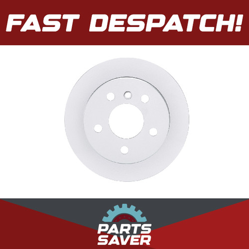 Brake discs pair solid fits - solid,
