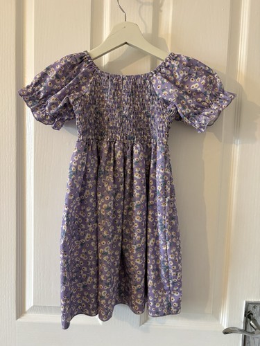 Girls floral purple dress - , 8