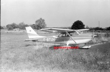 CESSNA  F172L.,  F-BTUH,  Clermont  Ferrand 1973,    35mm B/w NEGATIVE
