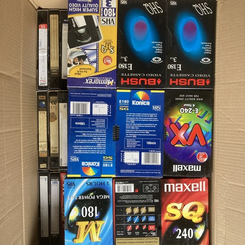 Vhs video cassette tapes - video,