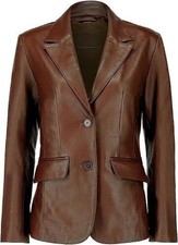 Women's Classic Lambskin Brown