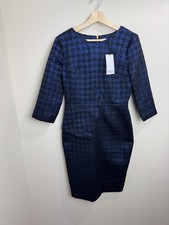 The Fold Eaton Dogtooth Dress