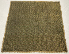 Antique 19th century Printed Beautiful Floral Aviary church Panel 126x124 cm