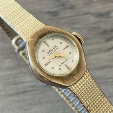 Vintage Gruen Precision 10K Rolled Gold Plate 17 Jewel Ladies Cocktail Watch