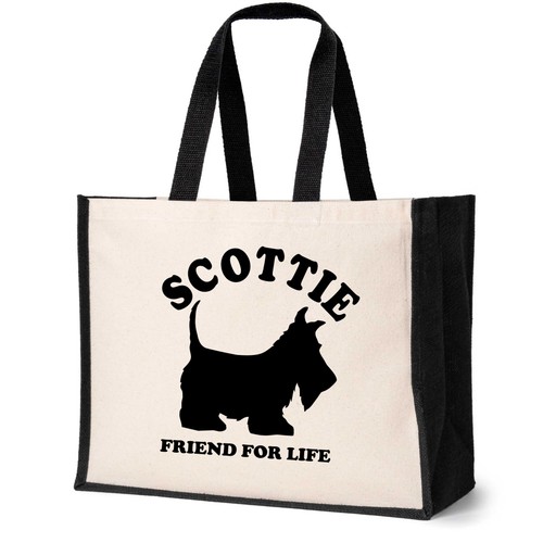 Scottie scottish terrier tote - scottie,