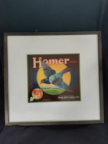 Framed antique vintage 1940s - antique,