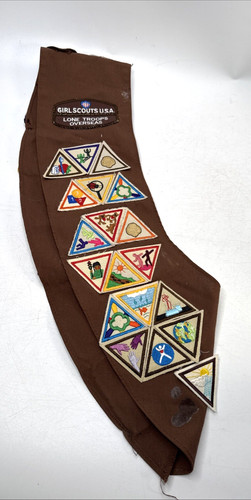 Girl scouts brownies sash - sash, lone