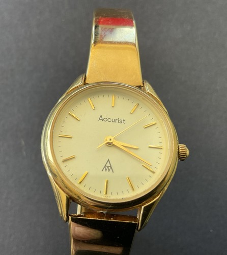 Accurist ladies goldtone - ladies,