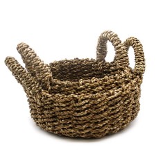 Natural Seagrass Basket - Set