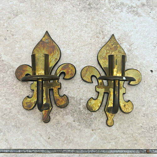 Pair small brass - small,