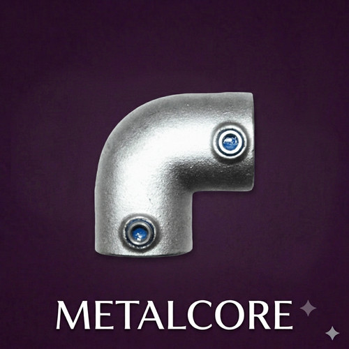 Affordable galvanised 125 - galvanised, 90°
