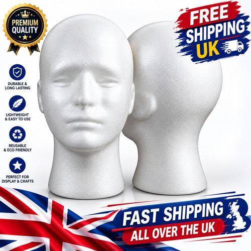 Men foam head - foam, polystyrene
