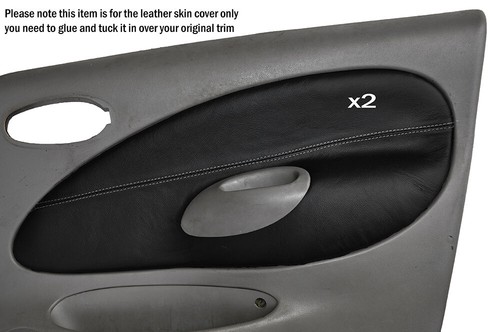 Grey stitch front door card - grey, 2x