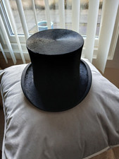 REDUCED: VTG SILK TOP HAT CARSWELL GENTS OUTFITTERS GLASGOW/ROYAL ASCOT / FORMAL