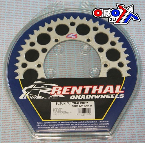 Renthal rear sprocket suzuki - renthal,